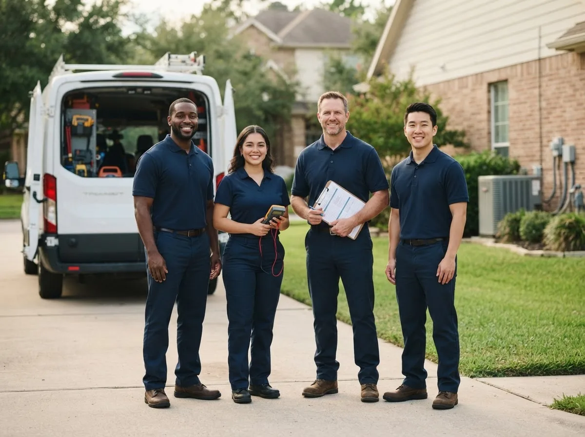 Certified HVAC technician near Polkville, NC